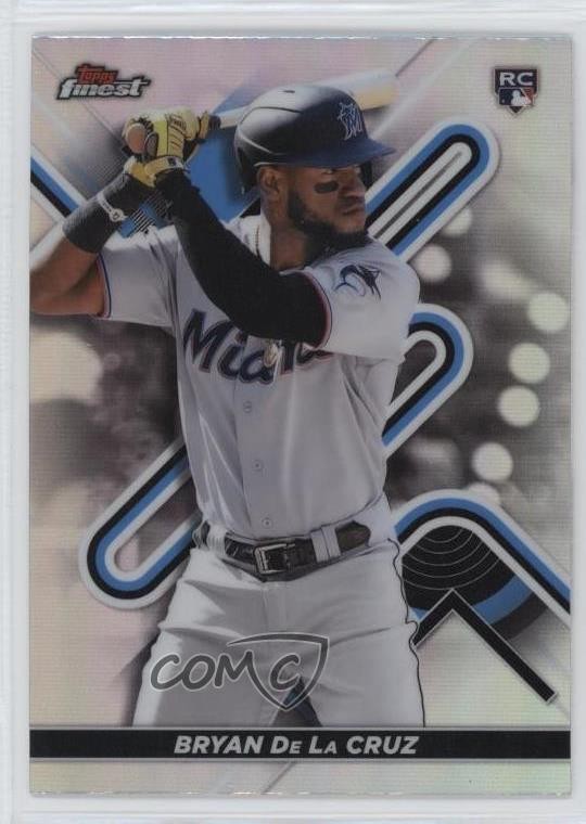2022 Topps Finest Refractor Bryan De La Cruz #24 09ei