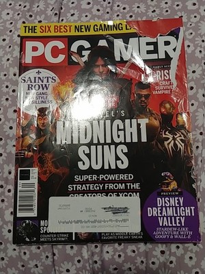 PC Gamer Magazine #360 September 2022: Marvel's Midnight Suns (damaged cover)