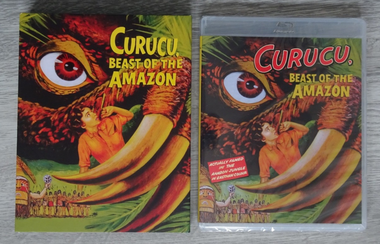 Vinegar Syndrome Blu Ray Curucu Beast of the Amazon W/Slipcase RegA OOP New