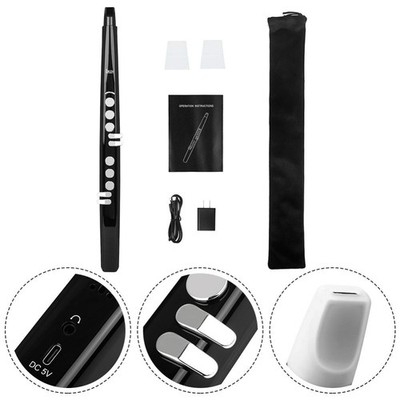 Midi-Output IRIN Electric Blowpip Flute Saxophone LED Screen Dual Voice Function