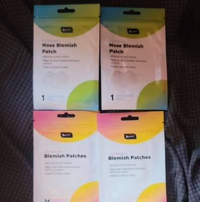 bare Hydrocolloid Blemish Patches for Nose & Face, Absorbs Oil, Acne Care