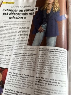 LARA FABIAN Magazine BELGIQUE COLLECTOR 2026