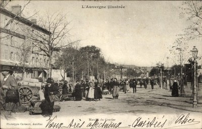 Postcard Le Gravier Cher, market life - 11648082