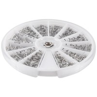 1000Pcs Edelstahl Schrauben Set Maschinenschrauben Sortiment Fuer Pc Brille6961