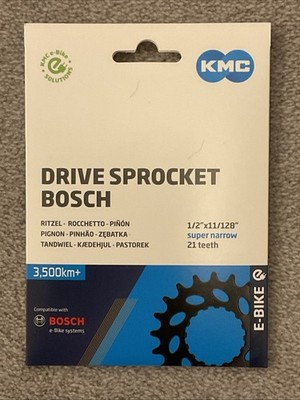 KMC BOSCH GEN2 21T E-BIKE SCHMALES RITZEL VORNE