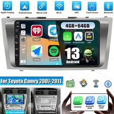 For Toyota Camry 2007-2011 Android 13 Car Stereo Radio GPS Navi BT Carplay 4 64G