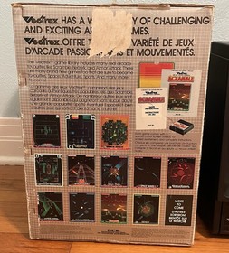 Vintage GCE Vectrex Console Boxed CIB 1982 Tested Working RARE Vector Graphics