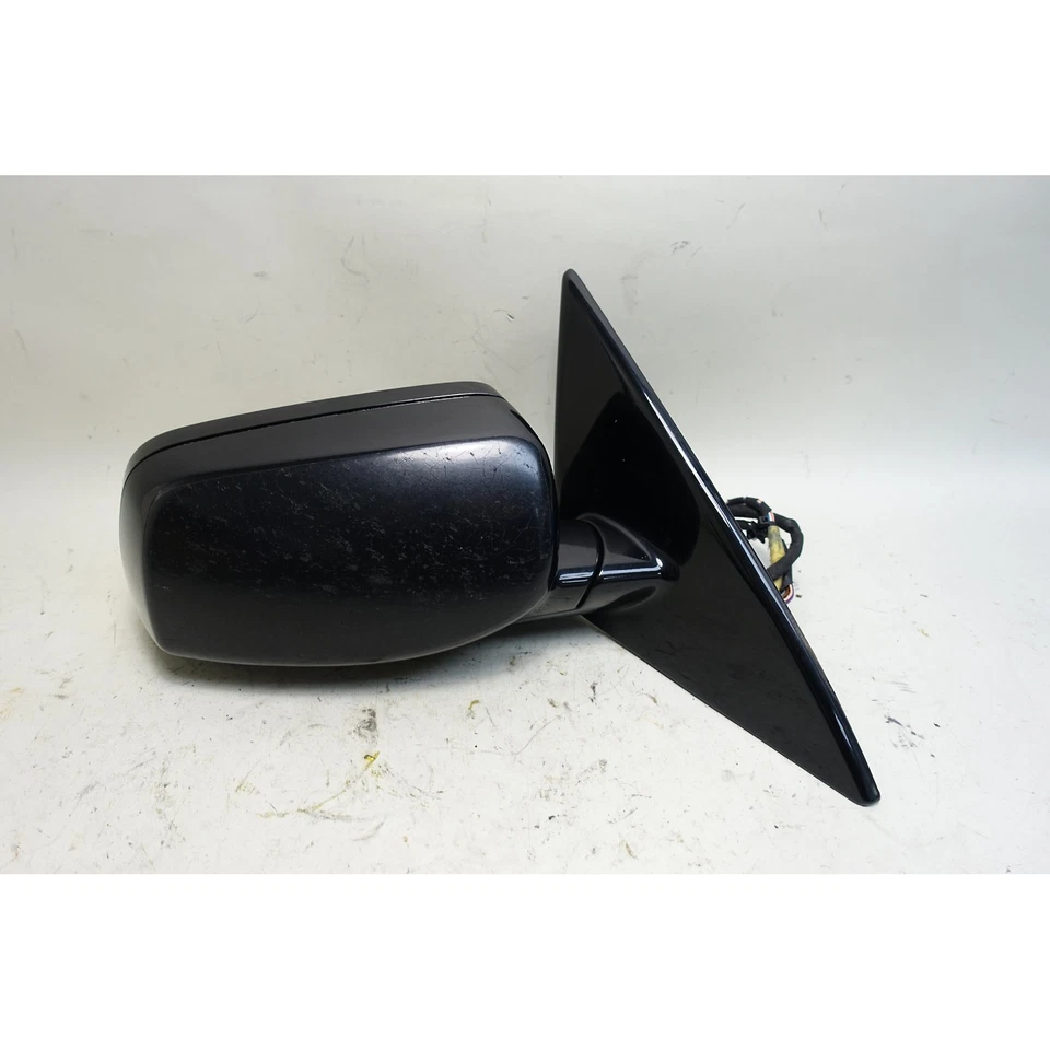Espejo retrovisor lateral derecho temprano BMW E63 E64 645Ci 2004-2005 zafiro negro original Foto 3 de 4