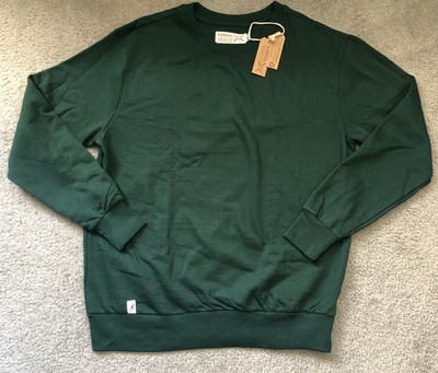 Kangol Sweater Men's Crewneck Sweatshirt Pullover Long Sleeve Green Medium Crew