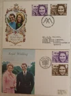 2 x 1973 PHILART & WESSEX FDCS -WEDDING PRINCESS ANNE-WESTMINSTER/DRAGOON GUARDS