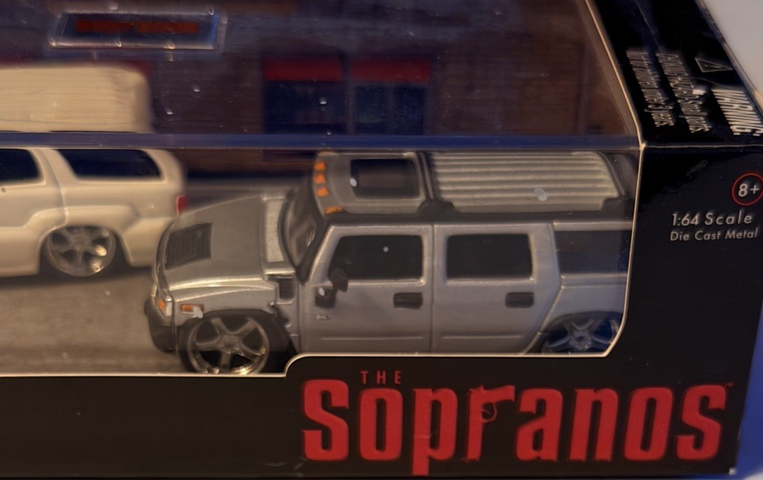 The Sopranos X Jada Diecast Set - Tony's Escalade & Christopher's