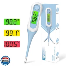 Cuxichuxinxi Oral Thermometer with 8s Fast Reading, 3 Colors Back