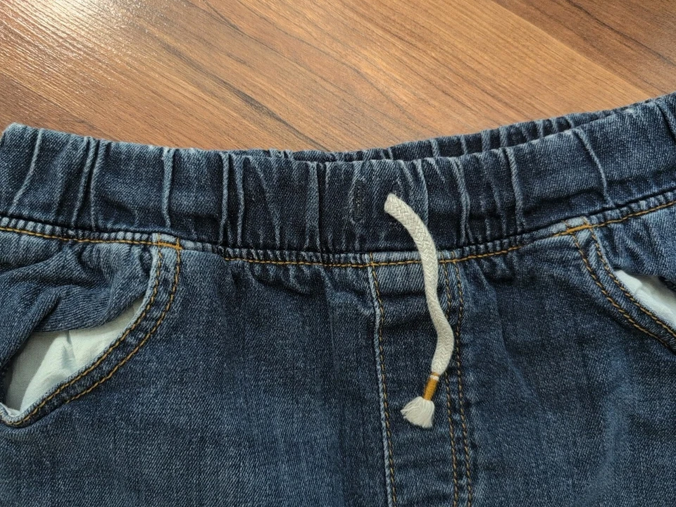 Jumping Beans мальчиков 8 хаски тянуть на эластичный пояс Jean джинсовой ткани и серый хлопок шорты - Изображение 3 из 4