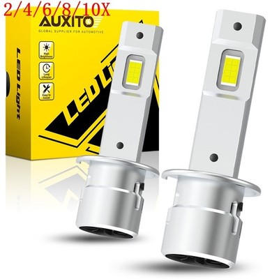 H1 LED Headlight High Low Beam Bulbs 200W 40000LM High Power Bright White 2/4X