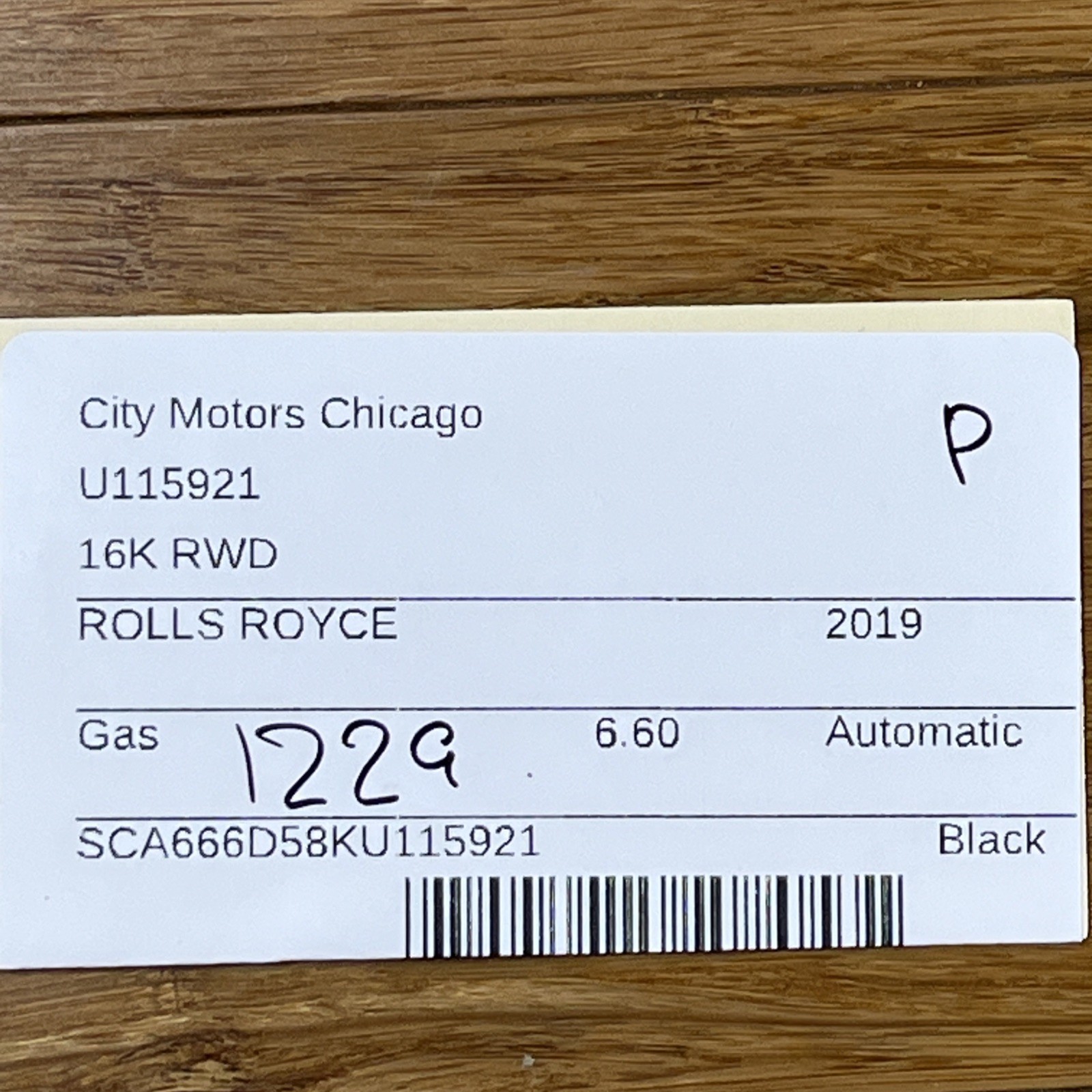 2017-2023 Rolls Royce Dawn RR6 Front Left Side Upper Seat Leather OEM NOTE