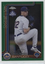 2025 Topps Pro Debut Chrome Green Refractor /99 Jonathan Santucci #PDC-150 1u6