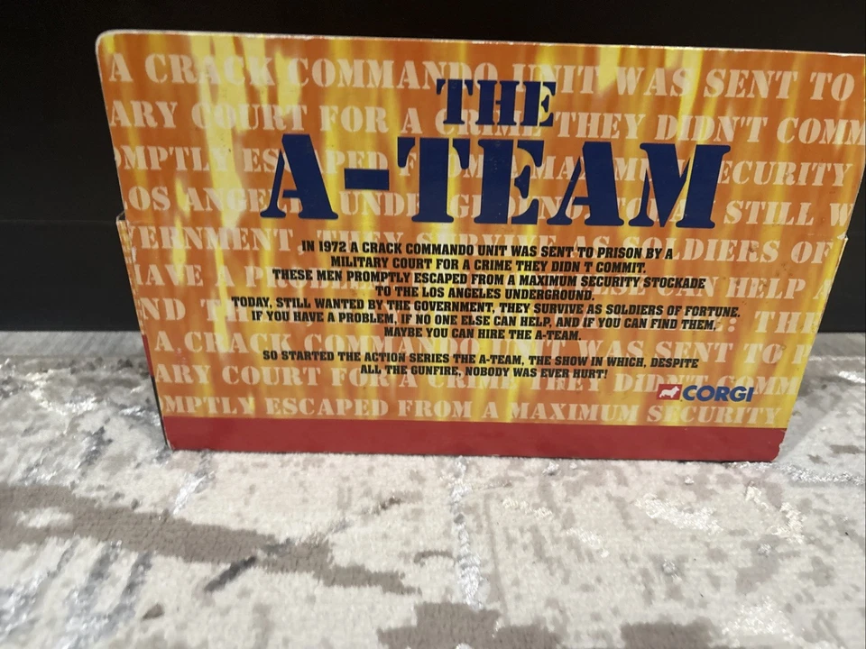 Corgi The A-Team GMC Van + B.A. Baracus White Metal Figure (CC87502) - Image 3 of 4