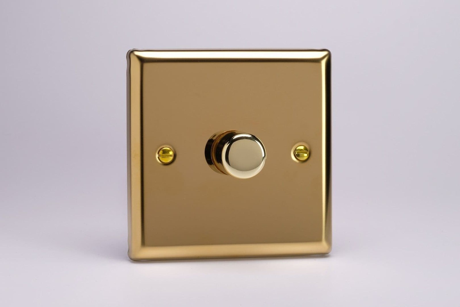 Varilight JVS1 Classic Victorian Brass 1 Gang V-Pro Companion Controller
