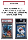 2025 POKEMON PFL EN-SPECIAL ILLUSTRATION RARE #125 MEGA CHARIZARD X EX PSA 10