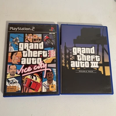 SONY - PLAYSTATION - PS2 - Pack 2 Jeux GTA 3 - PAL FR - Sans Livret - Photo 1/3