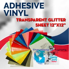 Psv Glitter Sparkle Self Adhesive Vinyl Sticky Back Signs Decals Cricut Silhouet