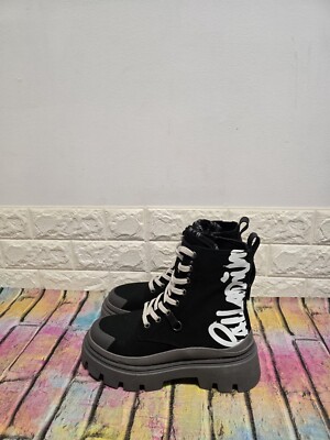 Palladium Pallasquad Graff Wanderschuhe UK 5 (EUR 38) Damen UVP 140£ schwarz