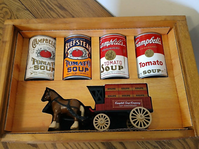 Campbell's Soup 125th Anniversary 1994 Wooden Store Advertise