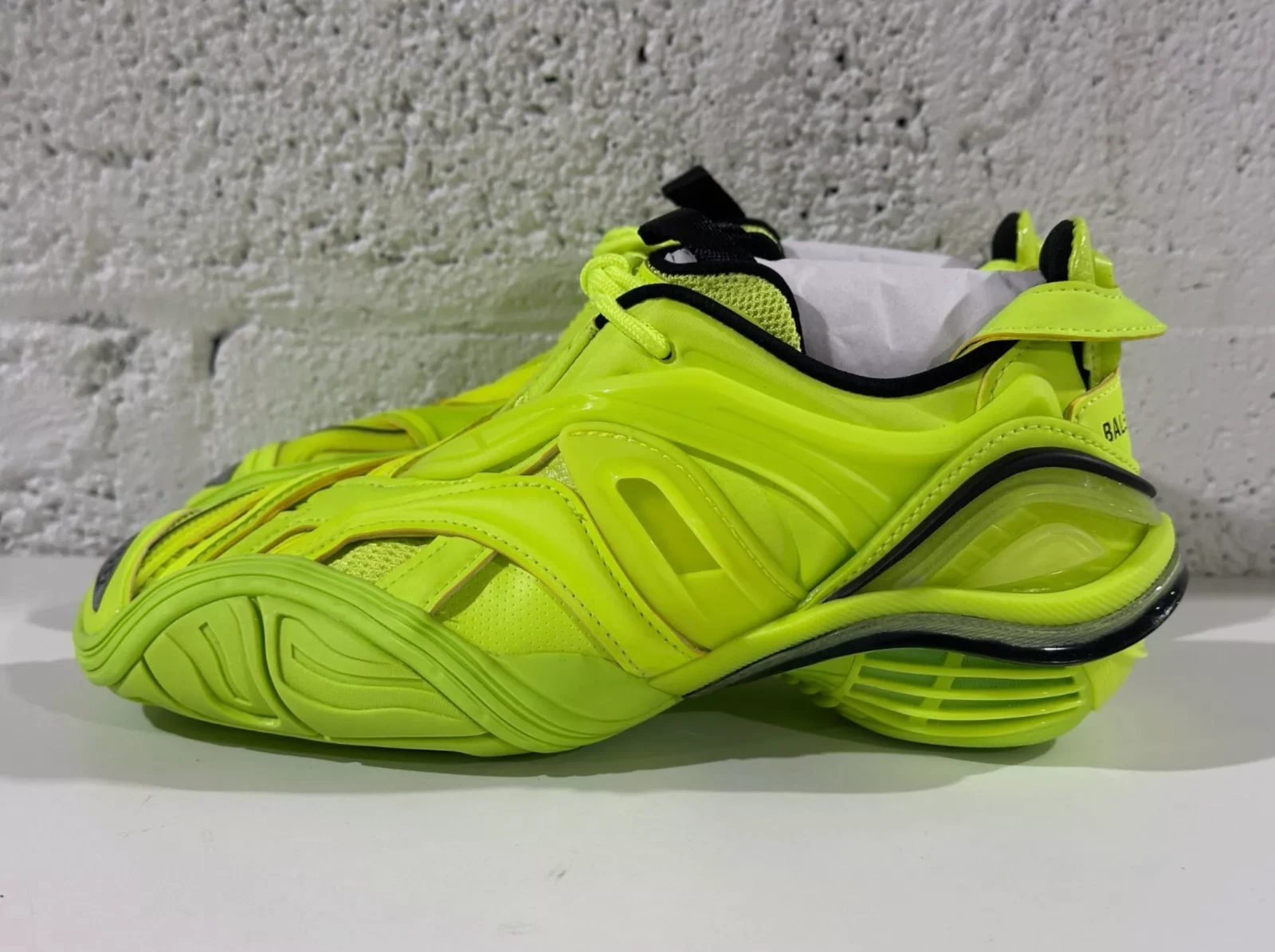 NUOVO Balenciaga Tyrex Sneaker Fluo Giallo Lime 617517 W2UA1 Donna Taglia 35 38 EU