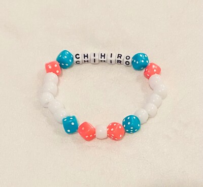Billie Eilish Merch   Chihiro  Beaded Stretch Bracelet Costume Jewelry Custom 