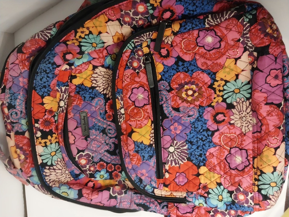 Vera Bradley Campus Large Backpack in Fiesta Floral 