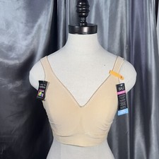 Bali Revolution ComfortFlex Fit Wirefree Bra Sz S Comfort Cool Seamless Nude NEW