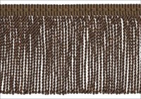 Bullion Fransenband DÉCopro BFTC3, Farbe Espresso Brown, 8 Yards