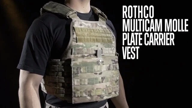 Rothco MOLLE Plate Carrier Vest - MultiCam - Image 2 of 2