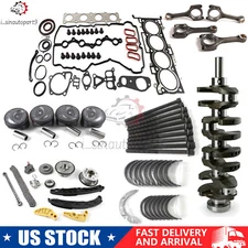 G4KJ 2.4L Engine Overhaul Rebuild Kit - Crankshaft/Rods/Timing For HYUNDAI KIA