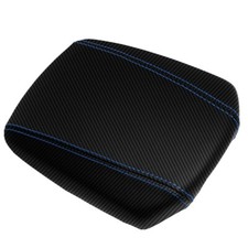 Fits 10-13 Hyundai Genesis Coupe Carbon Fiber Console Armrest Blue Stitch