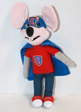 Vintage Chuck E Cheese Advertising Plush Red Shirt & Cape