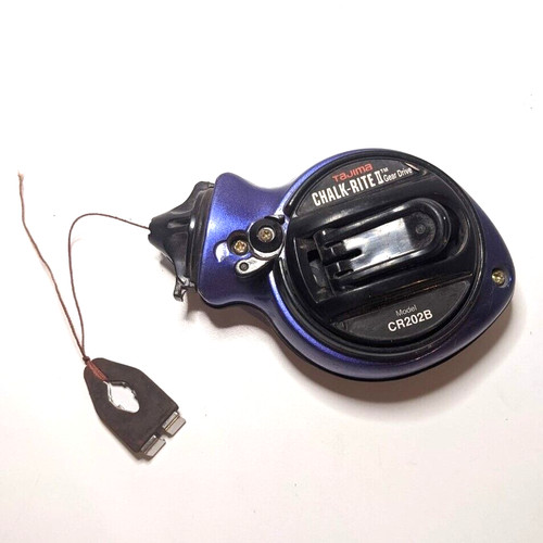 TAJIMA Chalk Rite II, Chalk Line, Gear Drive, Snap-Line, Ultra Thin 0.5mm CR202B