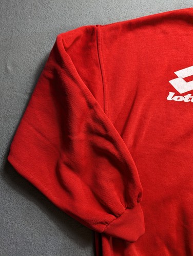 Vintage Lotto Red Sweatshirt Mens size L - Picture 8 of 23