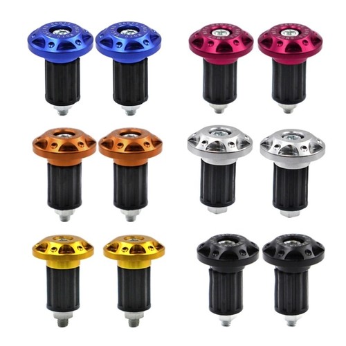 Motorcycle Handle Bar Ends Heavy Weight Reducing Grip Plugs 7/8" 22mm - Picture 4 of 18