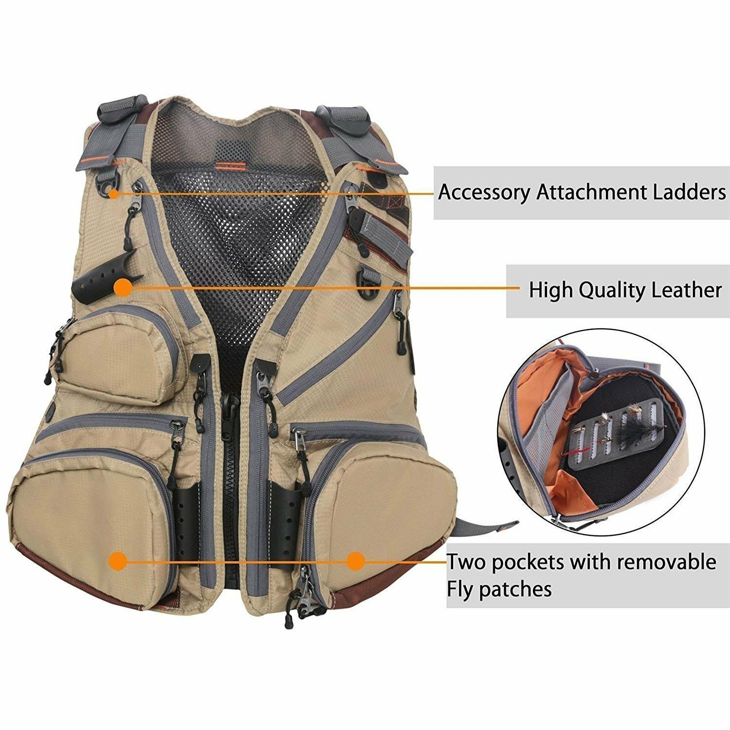 Maxcatch Fly Fishing Vest Pack Fishing Vest/Fishing Sling Pack/Fishing