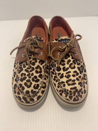 Sperry Top-sider Leopard Cheetah Print 