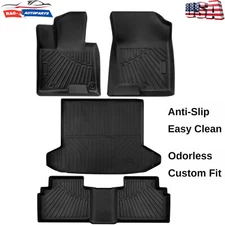 Floor Mats + Cargo Trunk Liner for Hyundai Tucson USA Hybrid 2022-2025 3D SET