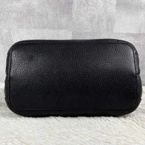 Chloe Black Leather Handbag Shoulder bag Vintage From Japan - Picture 3 of 24