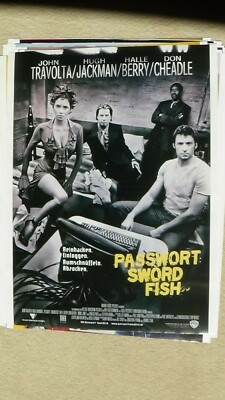Poster Passwort: Swordfish (2001, 53 x 37 cm, deutsch, ungefaltet)