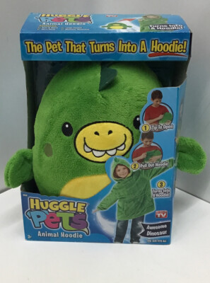 Huggle Pets Kids Animal Hoodie Awesome Dinosaur ( One Size Fits All )