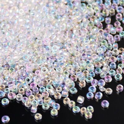 White Glass Bead Round Spacer Beads DIY Jewelry Makings 1.5mm 2mm 3mm 4mm