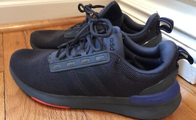 Adidas Racer TR21 CloudFoam Super - Size 9.5 Men Shoe GZ8185 Black Red Blue