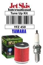 For Yamaha YFZ 450 V SE LE YFZ450 ATV Tune Up Kit NGK Spark Plug & Oil Filter