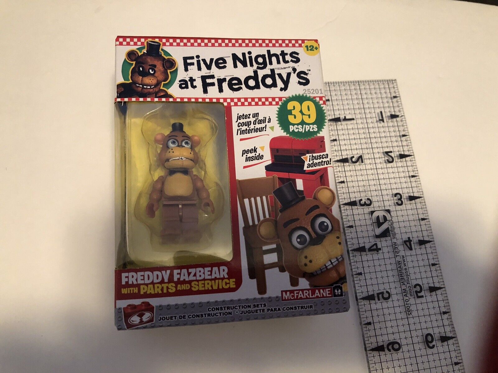 FNAF McFarlane” Freddy Fazbear Parts & Service Mini Construction Set 39  Pieces