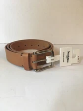 Men's 35mm Cut Edge Harness Belt - Goodfellow & Co Brown XL, Beige